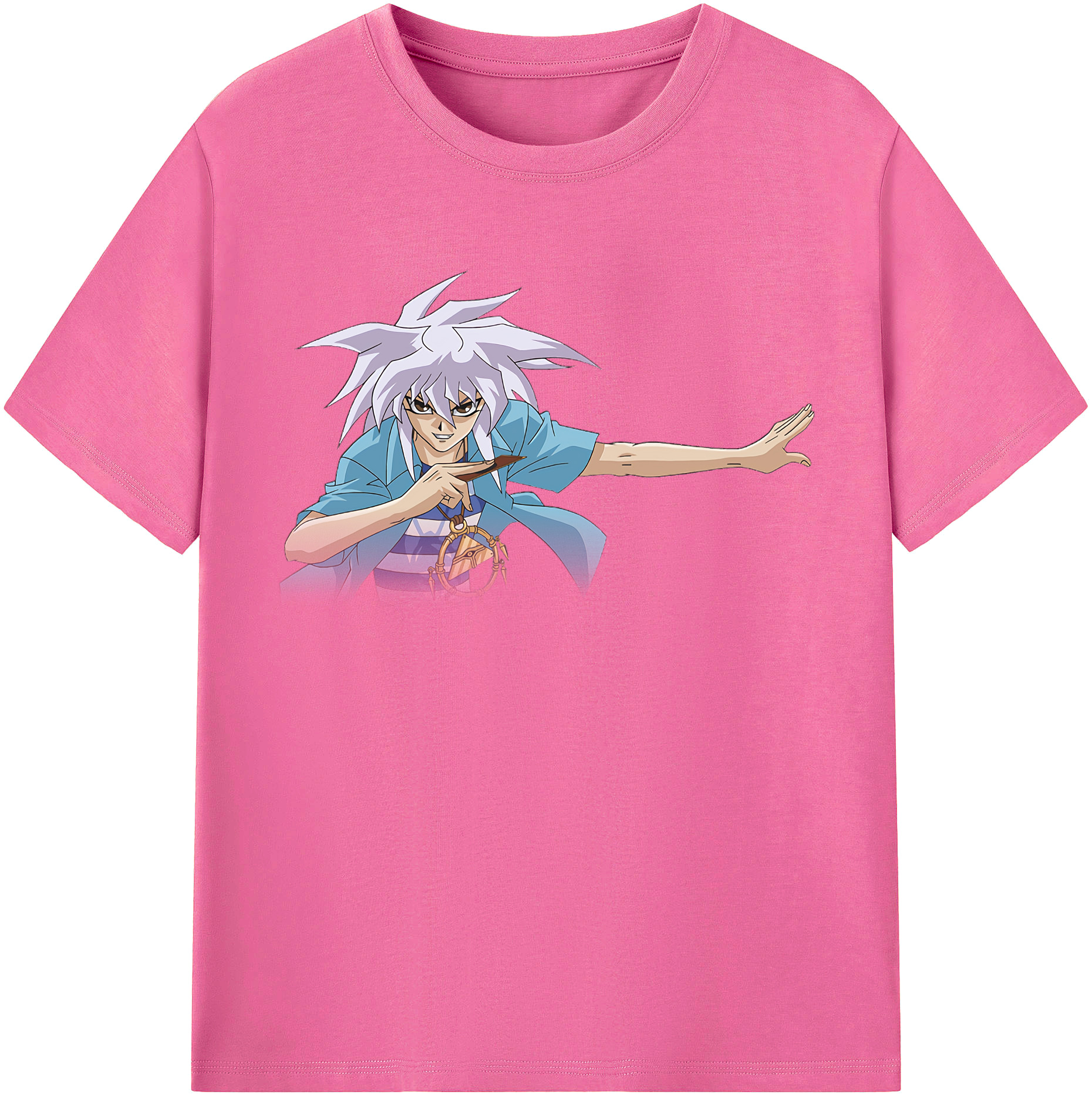 （画像用） 遊☆戯☆王 Yu-Gi-Oh! レディースカジュアルプリントTシャツ（綿100％）
